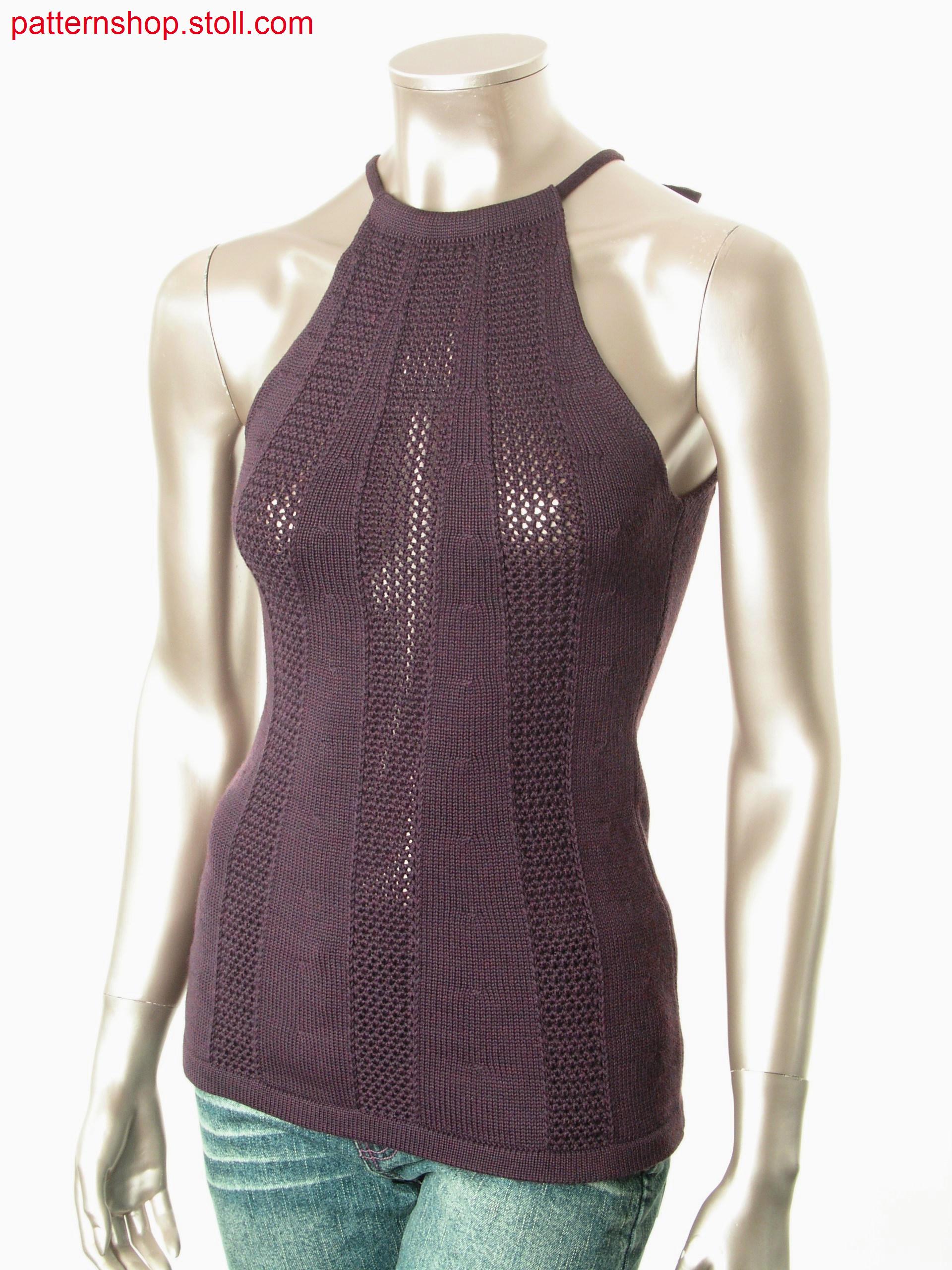 Fitted Fully Fashion top with fair isle shape / Tailliertes Fully Fashion Top mit Fair Isle Form