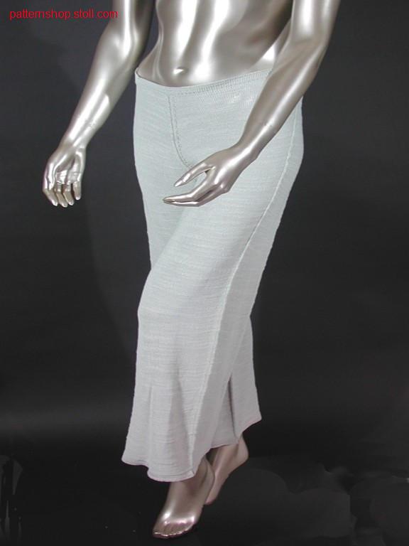 Trouser in jersey with linked off waist / Hose in R:L mit abgeketteltem Bund