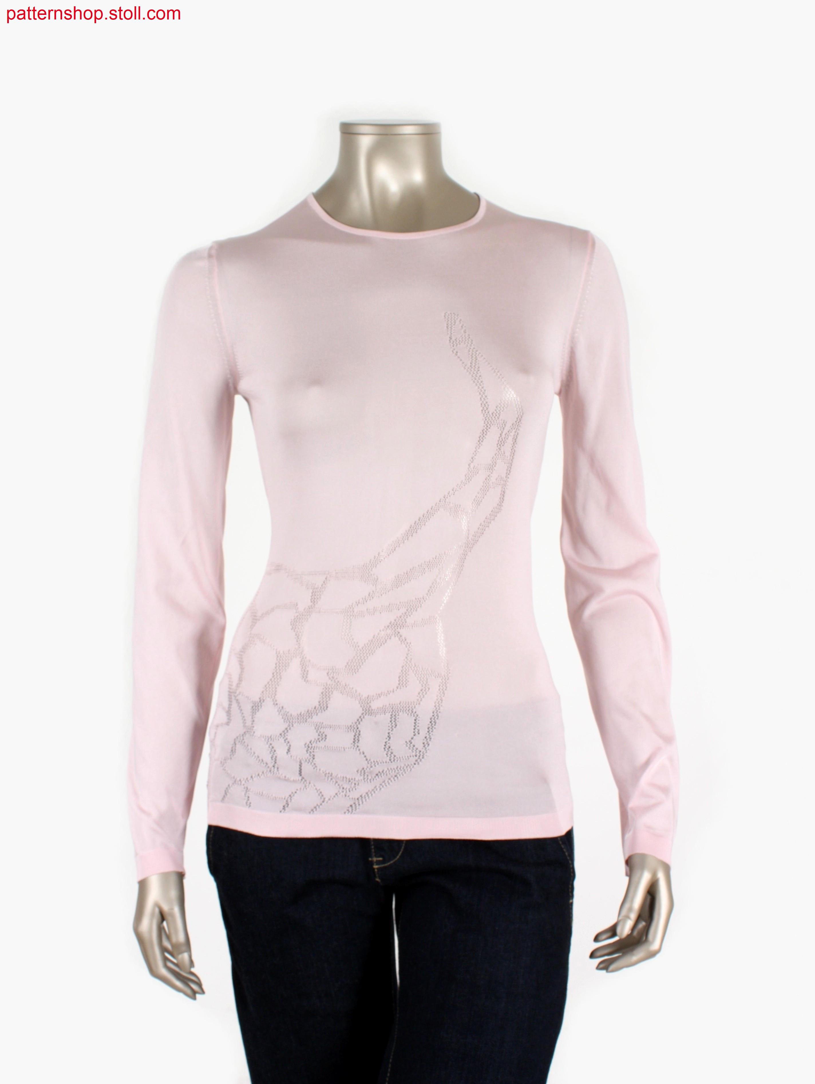 Fully Fashion pullover with leopard skin motif / Fully Fashion Pullover mit Leopardenfell-Motiv