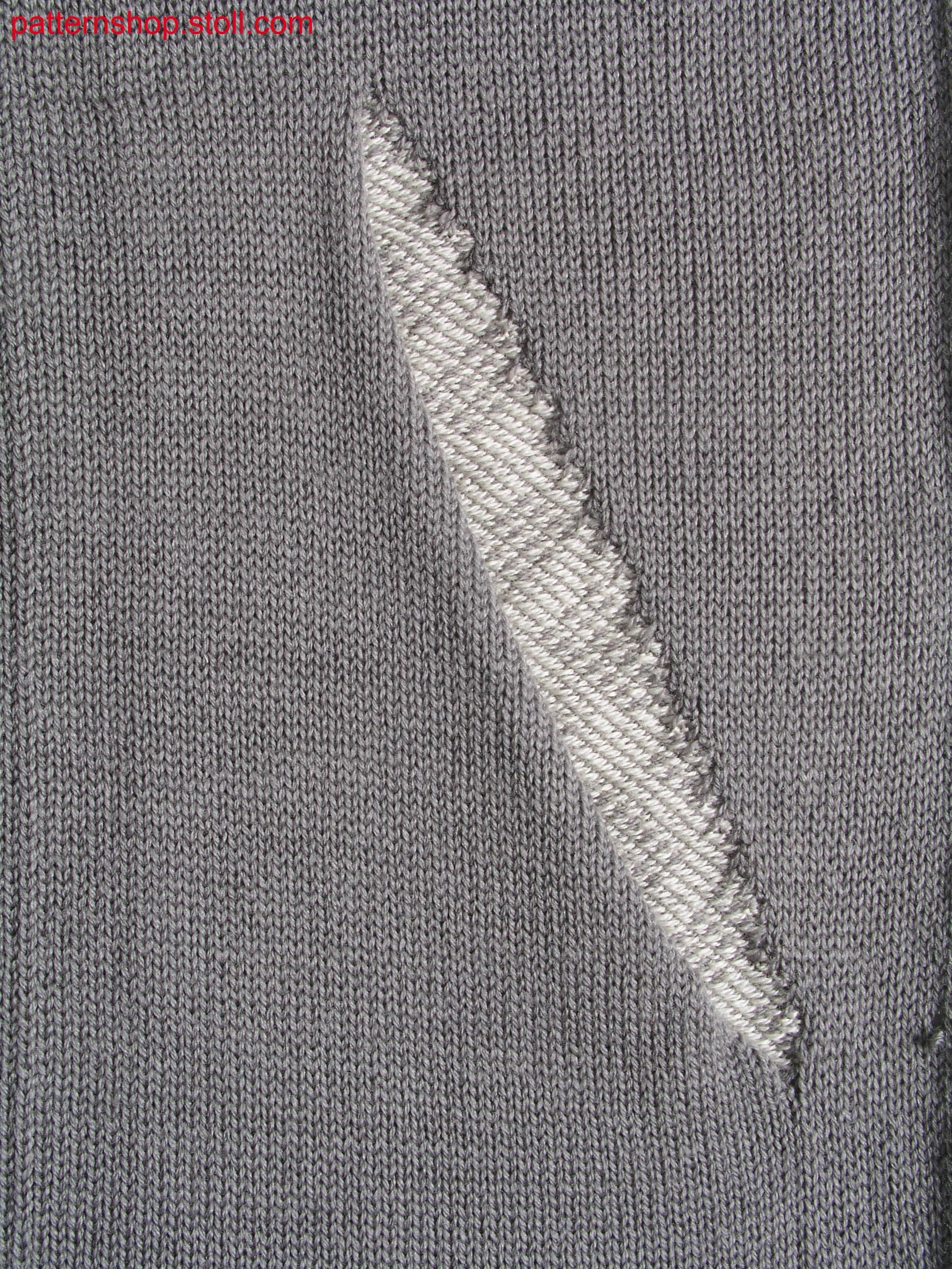 Swatch with patch kangaroo pocket / Musterteil mit aufgesetzter K