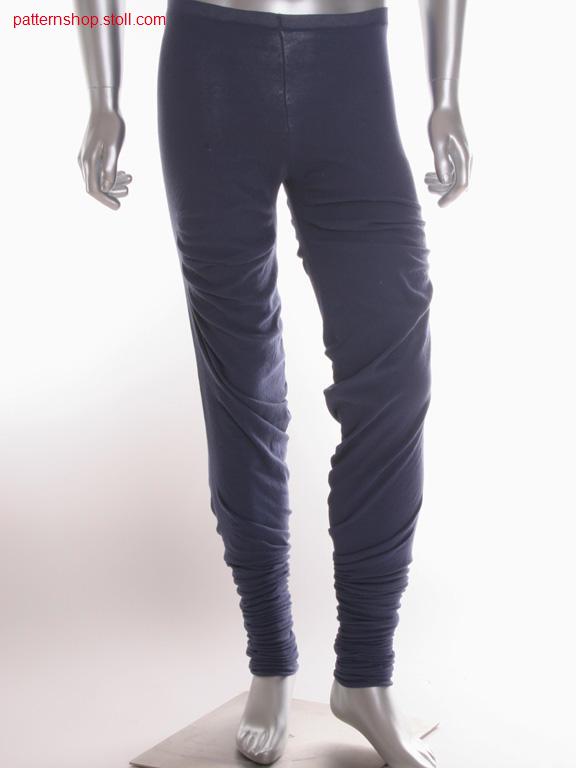 Fully fashion jersey trousers / Fully Fashion Rechts-Links Hose
