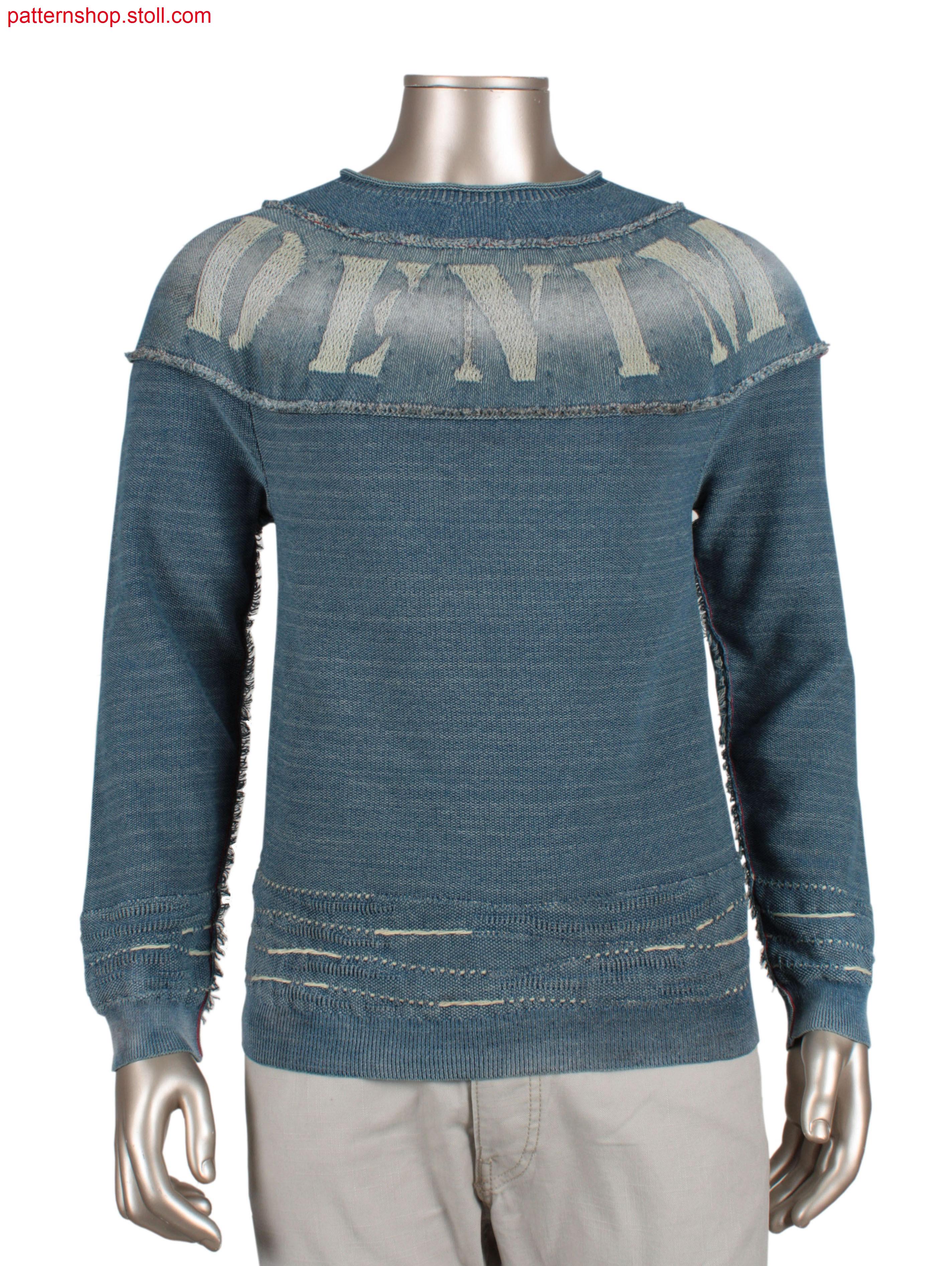 Fully Fashion denim pullover / Fully Fashion Jeans-Pullover