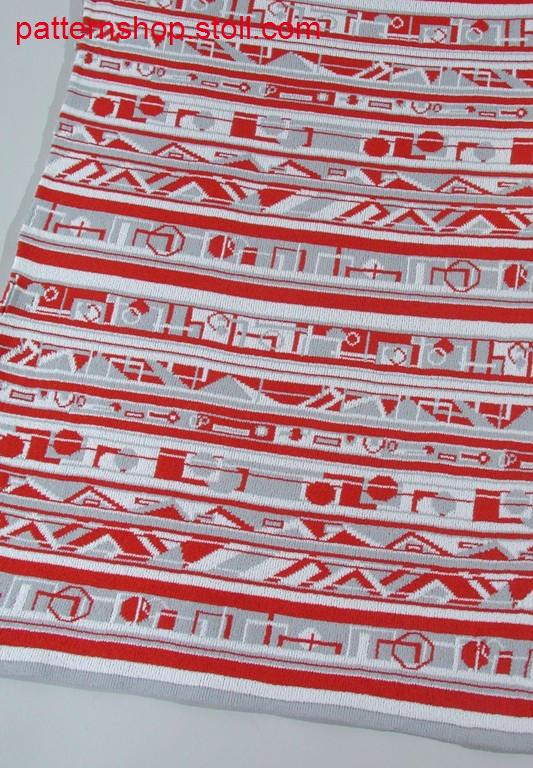 3-layer jacquard pattern / 3-lagiges Jacquardmuster