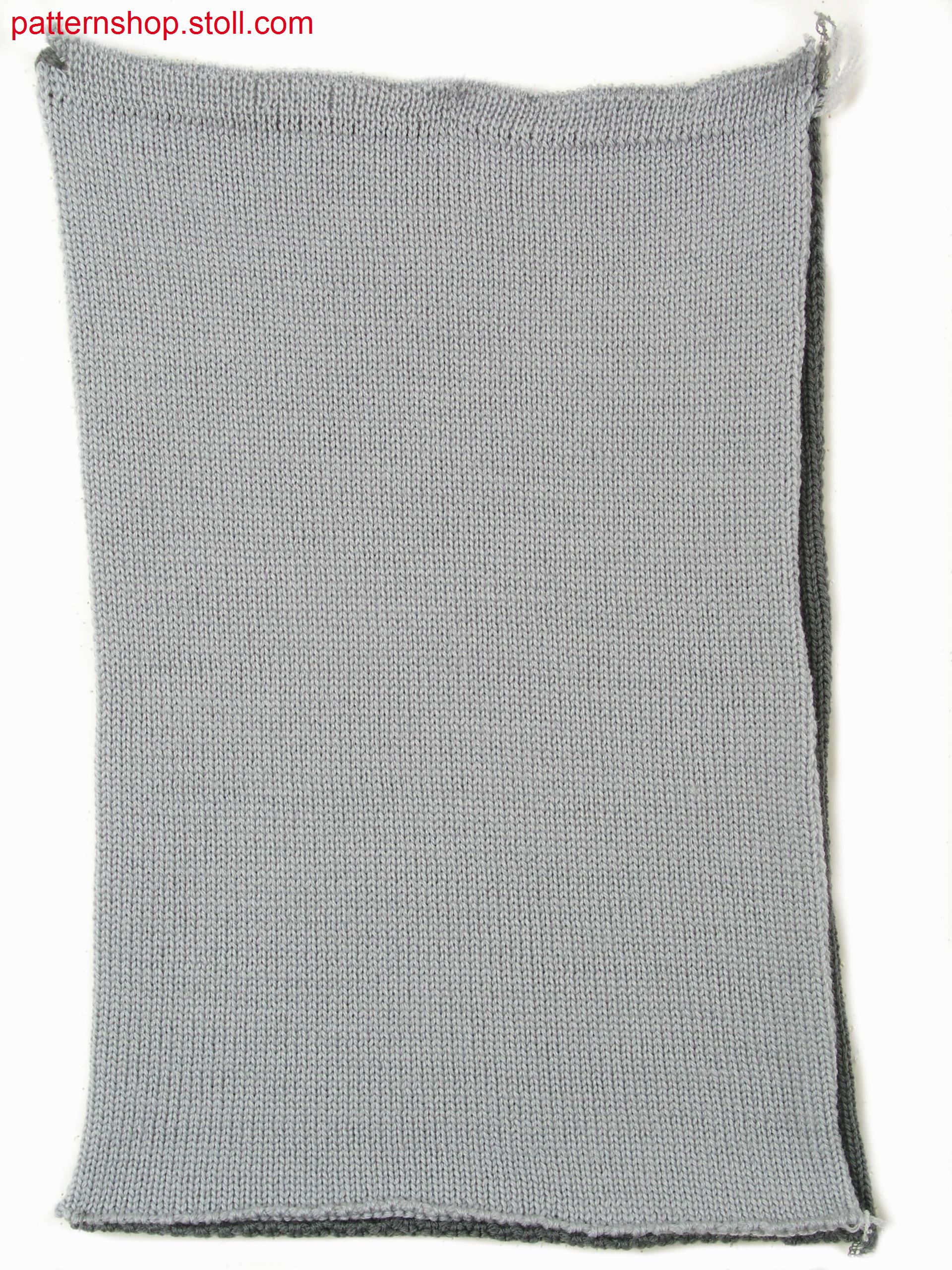 Two layer fabric in 1x1 technique / Zweilagiges Gestrick in 1x1 Technik