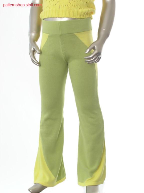 Jersey children's trousers with tubular waist / Rechts-LinksKinderhose mit Schlauchbund