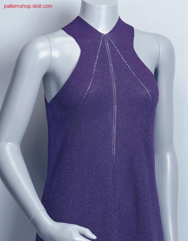 F-F- Dress in R:R with fashioning lines / F-F- Kleid in R:R  mit Minderlinien